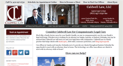 Desktop Screenshot of caldwell-lawfirm.com